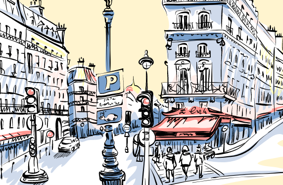 Parisian Cafés Exhibition